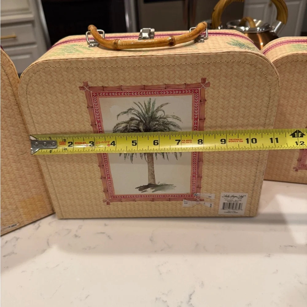 Lady Jayne Ltd Box Case Cosmetic 3 Stacking Suitcase Latch Purses Y2K Vintage